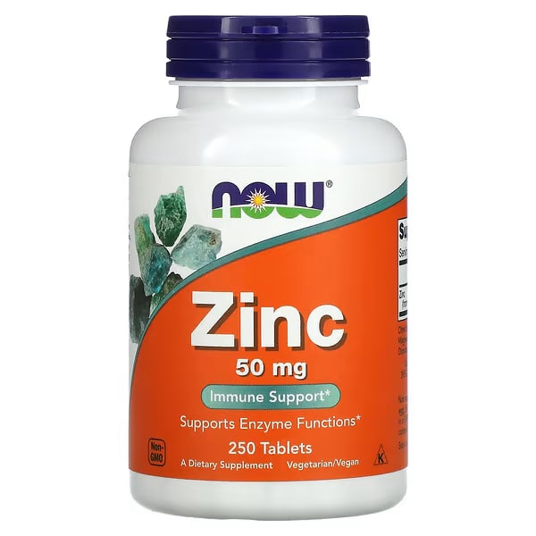 NOW Foods, Zinc 50mg, 250 tablets