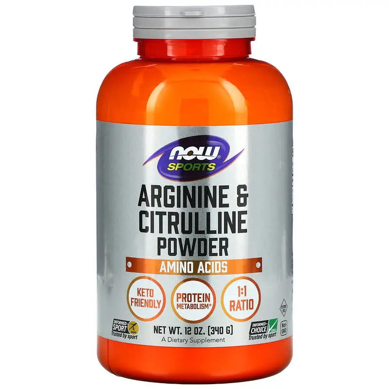 NOW Sports Arginine & Citrulline Power 340 gr