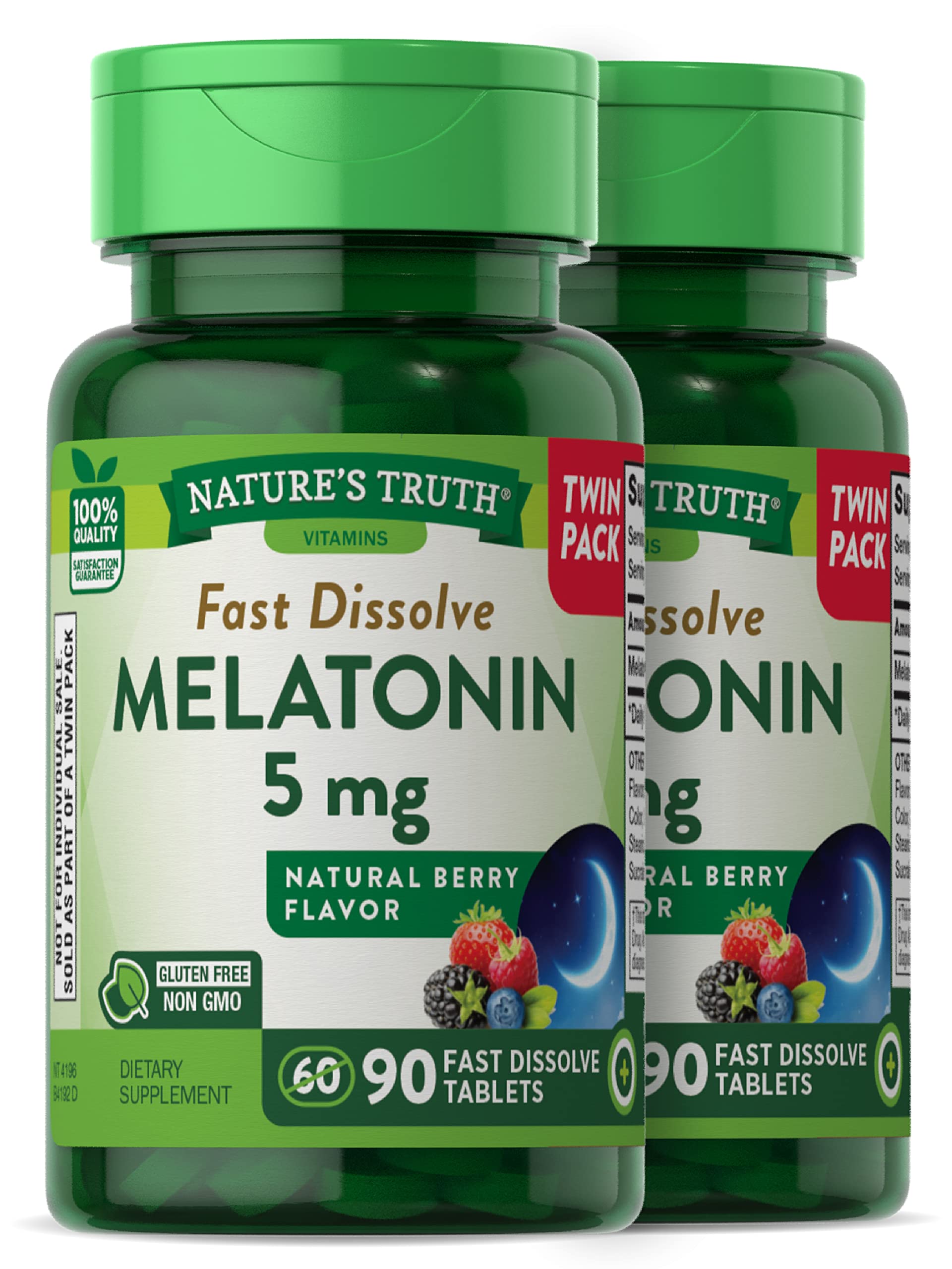 Nature's Truth, Melatonin Sleep, 90 tabletka, 5 mg