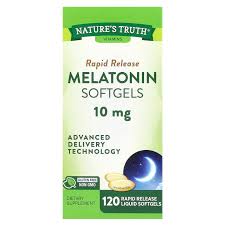 Nature's Truth, Melatonine, 10 mg, 120 softgels
