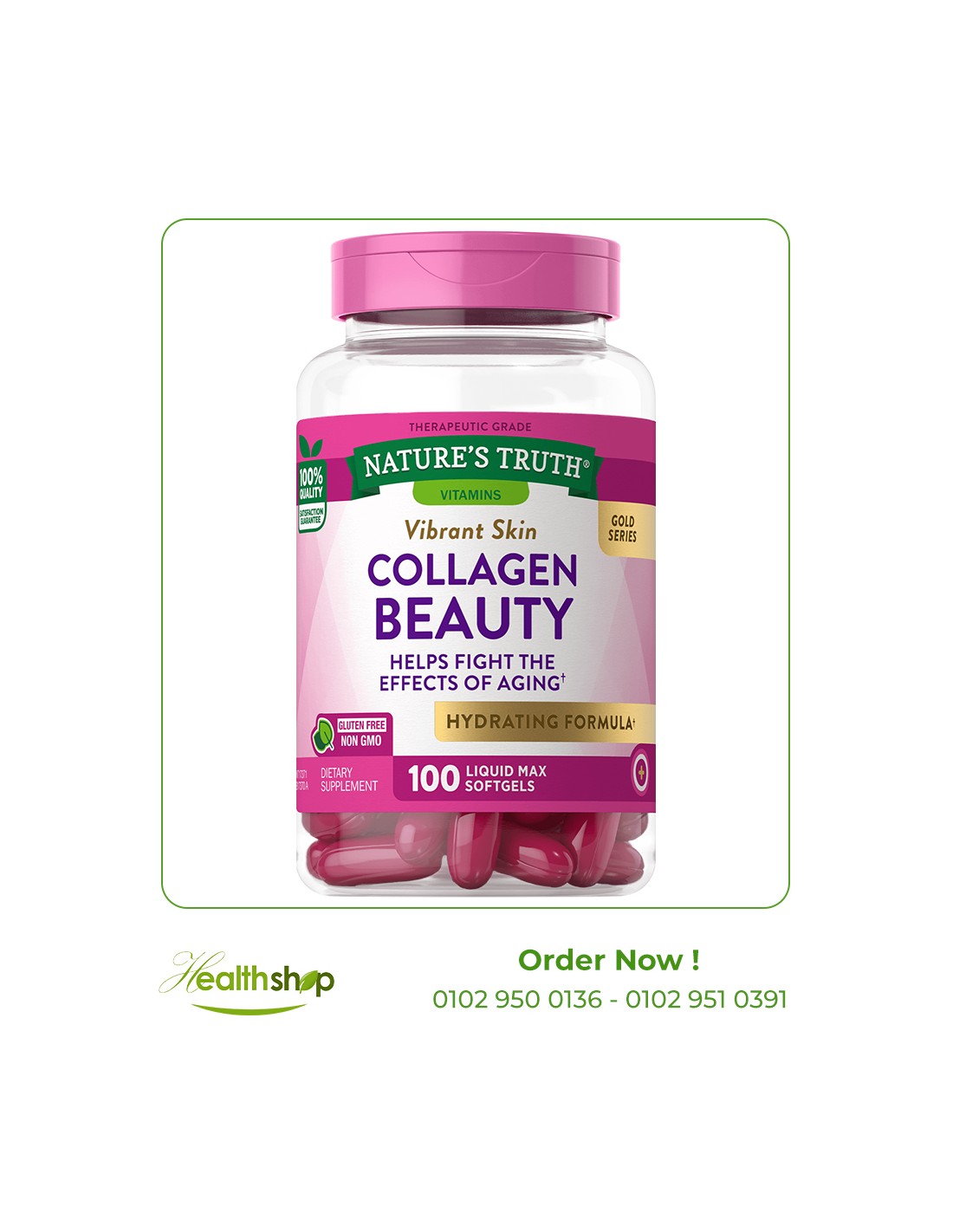 Natures Truth, Collagen Beauty, 100 softgels