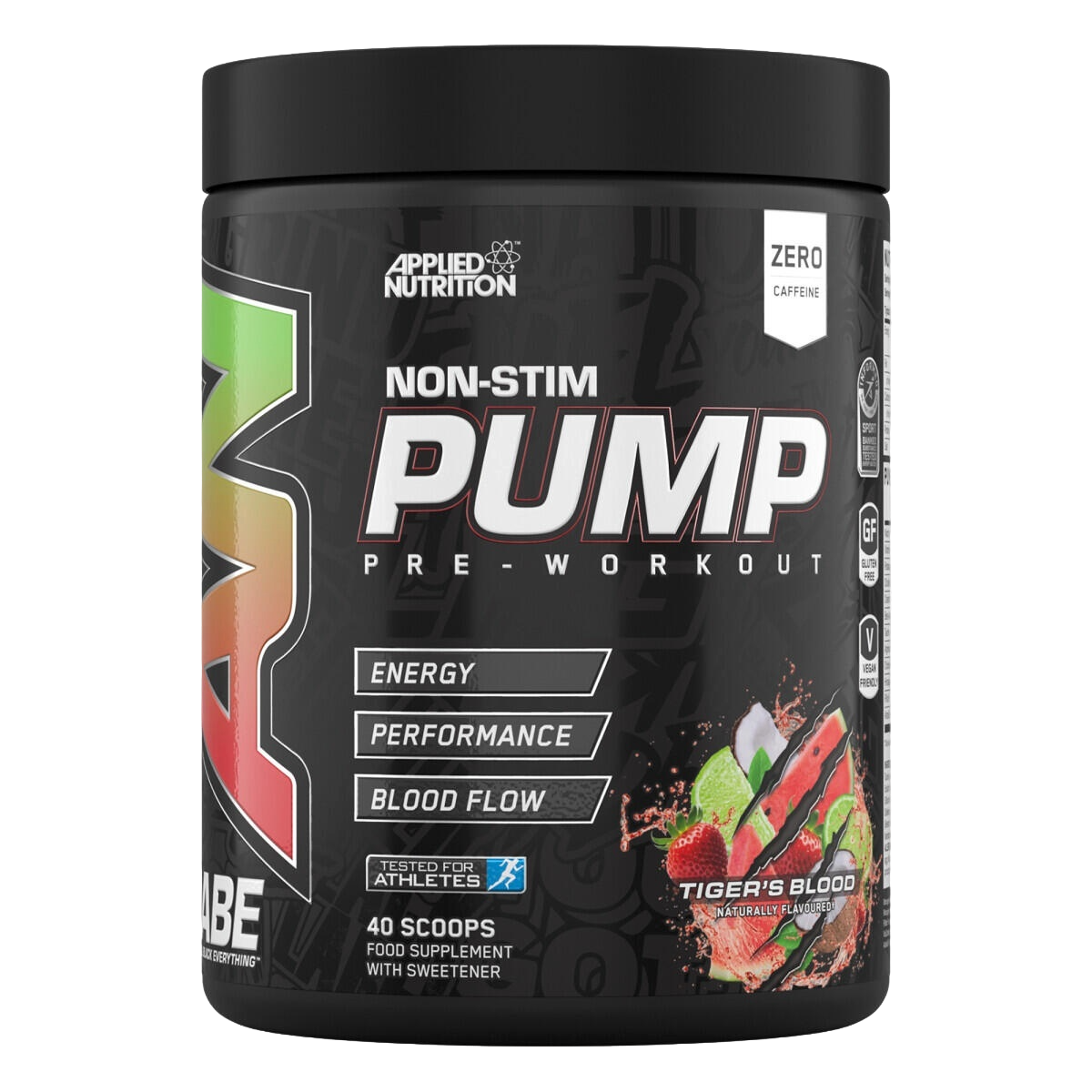 Non-Stim Pump Pre-Workout (40 servings / 0 g kofein)