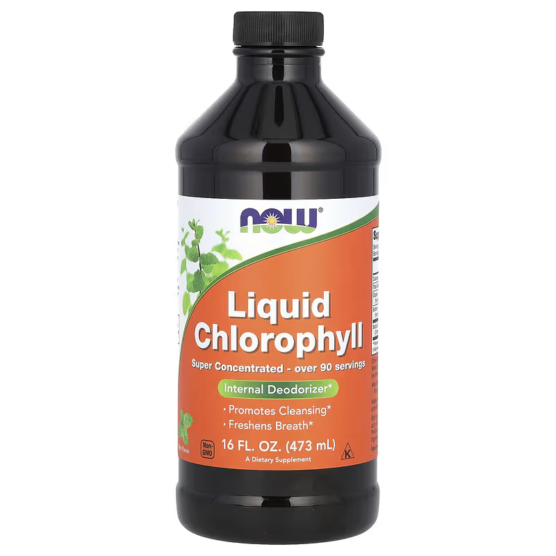 Now Foods Liquid Chlorophyll 100 mg | 90+ kapsula