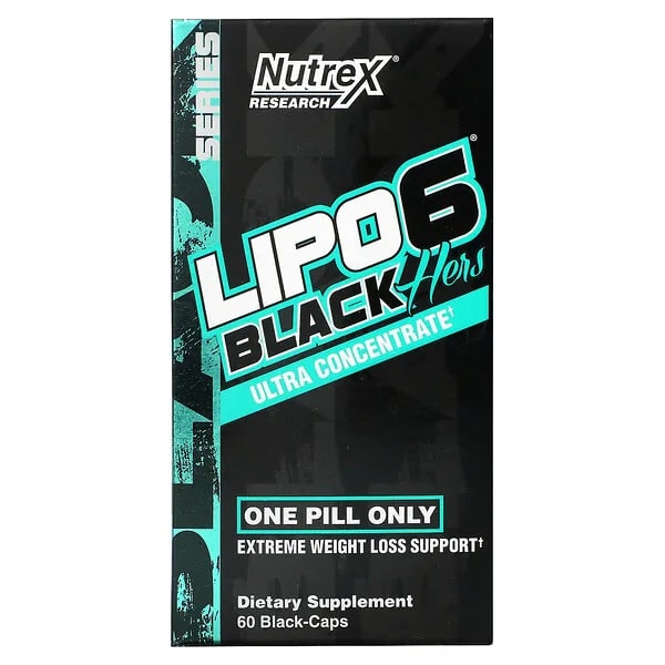 Nutrex Research, LIPO-6 Black Ultra, for WOMAN, 60caps