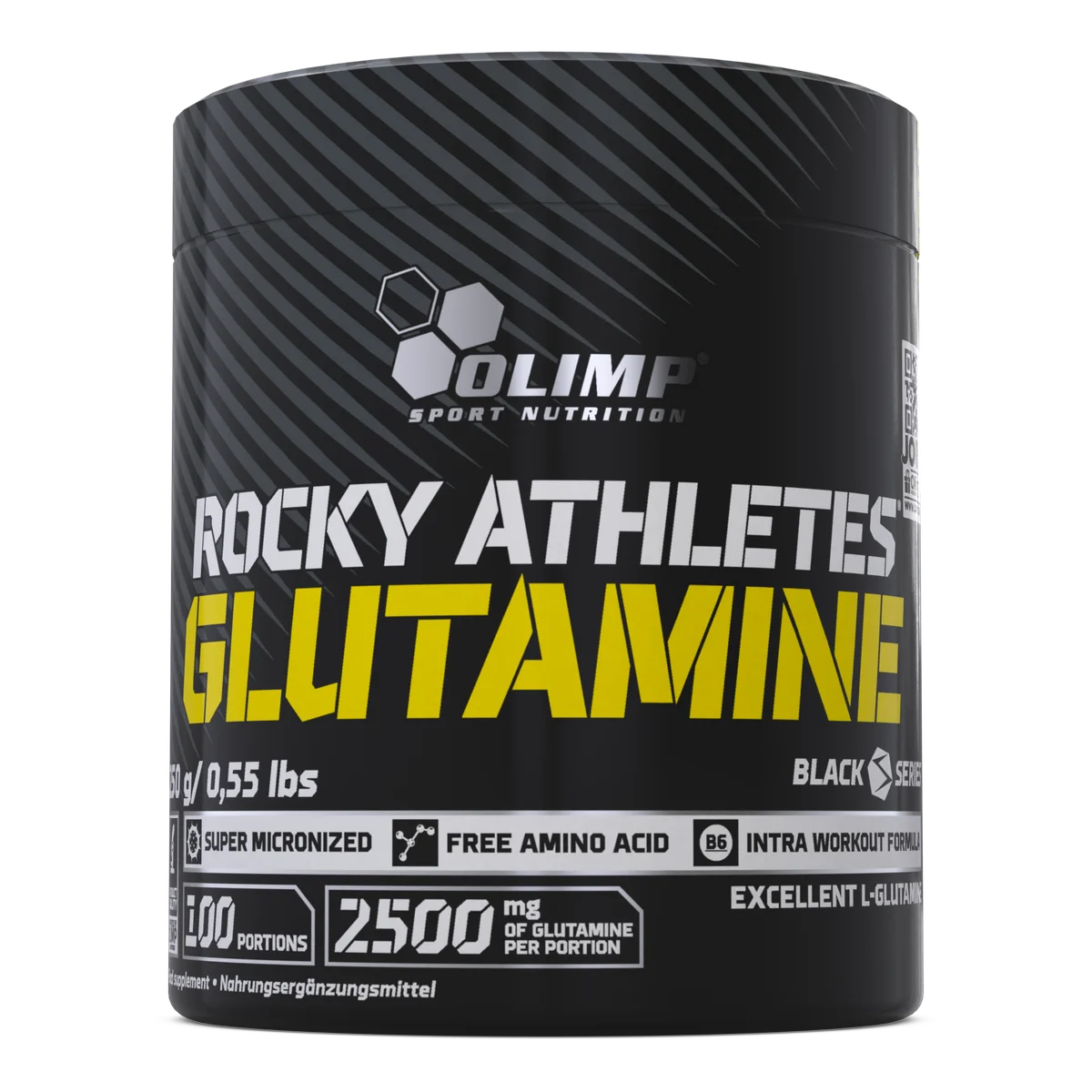 Olimp Nutrition Rocky Athletes Glutamine 250 gr 100 porsiya