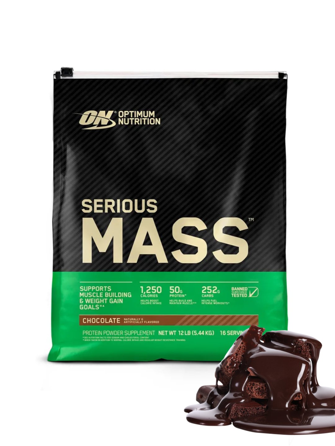 Optimum Nutrition UE Serious Mass 5.45 kg 16 porsiya