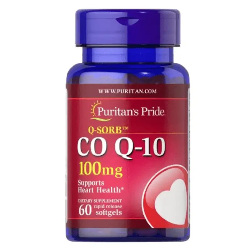 Puritan’s Pride Co Q‑10 100 mg, 60 softgel