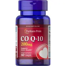 Puritan’s Pride Co Q‑10 200 mg, 60 softgel