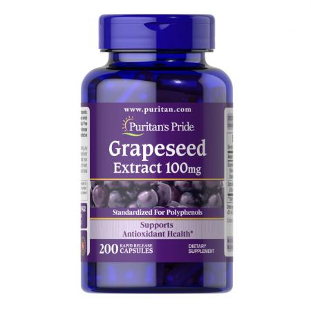 Puritan’s Pride Pride Grapeseed Extra 100 mg | 100 kapsula