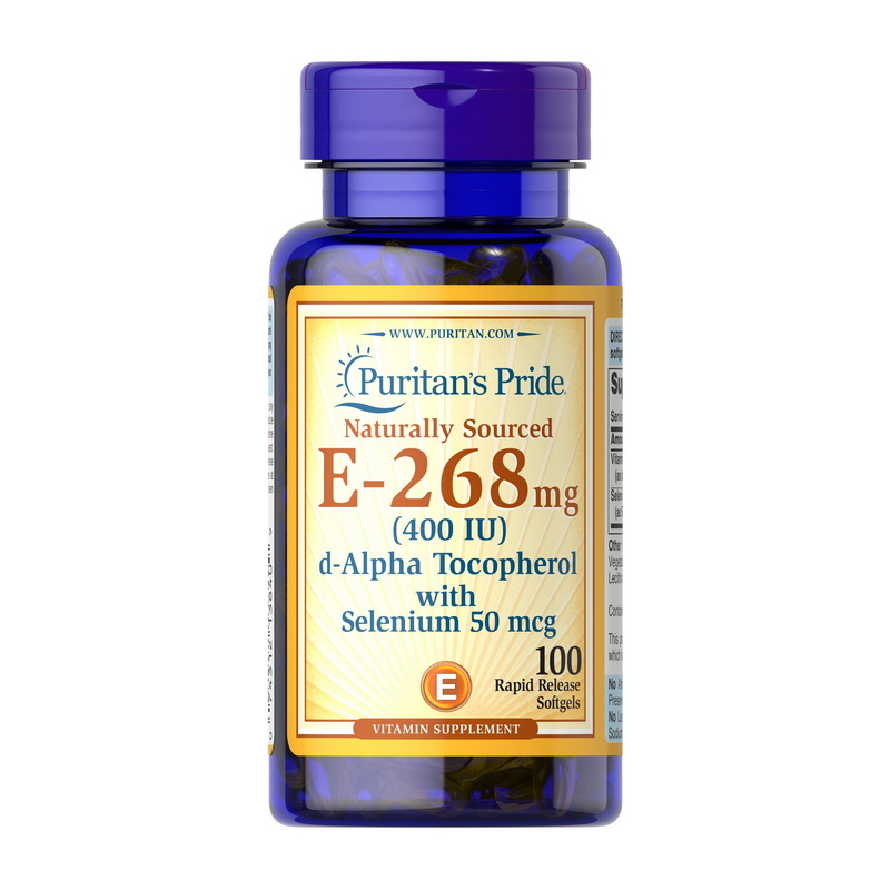 Puritan’s Pride E-3 268 mg 400 IU | 100 kapsula