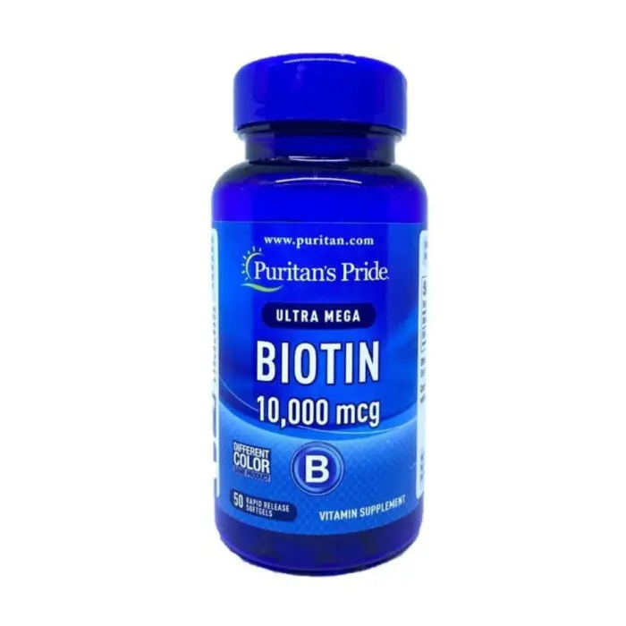 Puritan's Pride, Ultra mega Biotin 10000 mcg, 50 caps