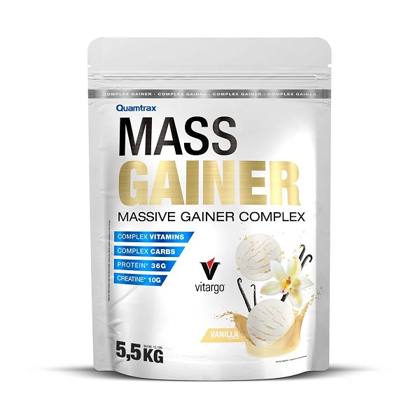 Quamtrax Nutrition Mega Muscle Gainer 5.4 kg 30 porsiya