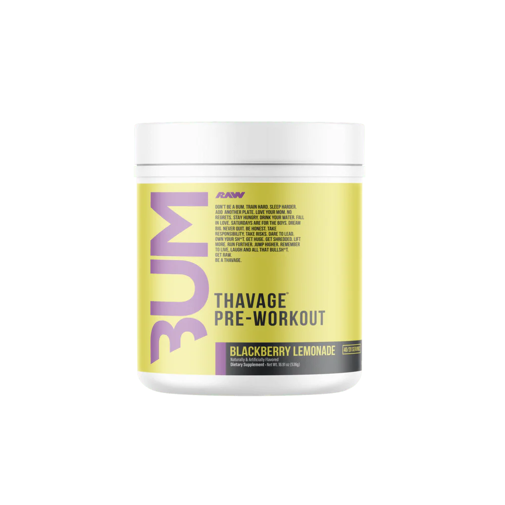 Raw Nutrition Bum Thavage Pre‑Workout 512 gr 20/40 porsiya