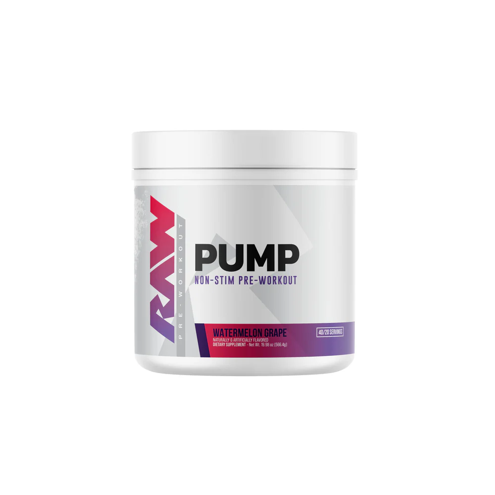 Raw Nutrition Pump Non‑Stim Pre‑Workout 565 gr 40-20 porsiya
