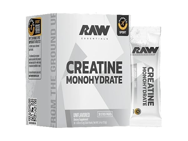 Raw nutrition Creatine monohdrate 30 stick packs