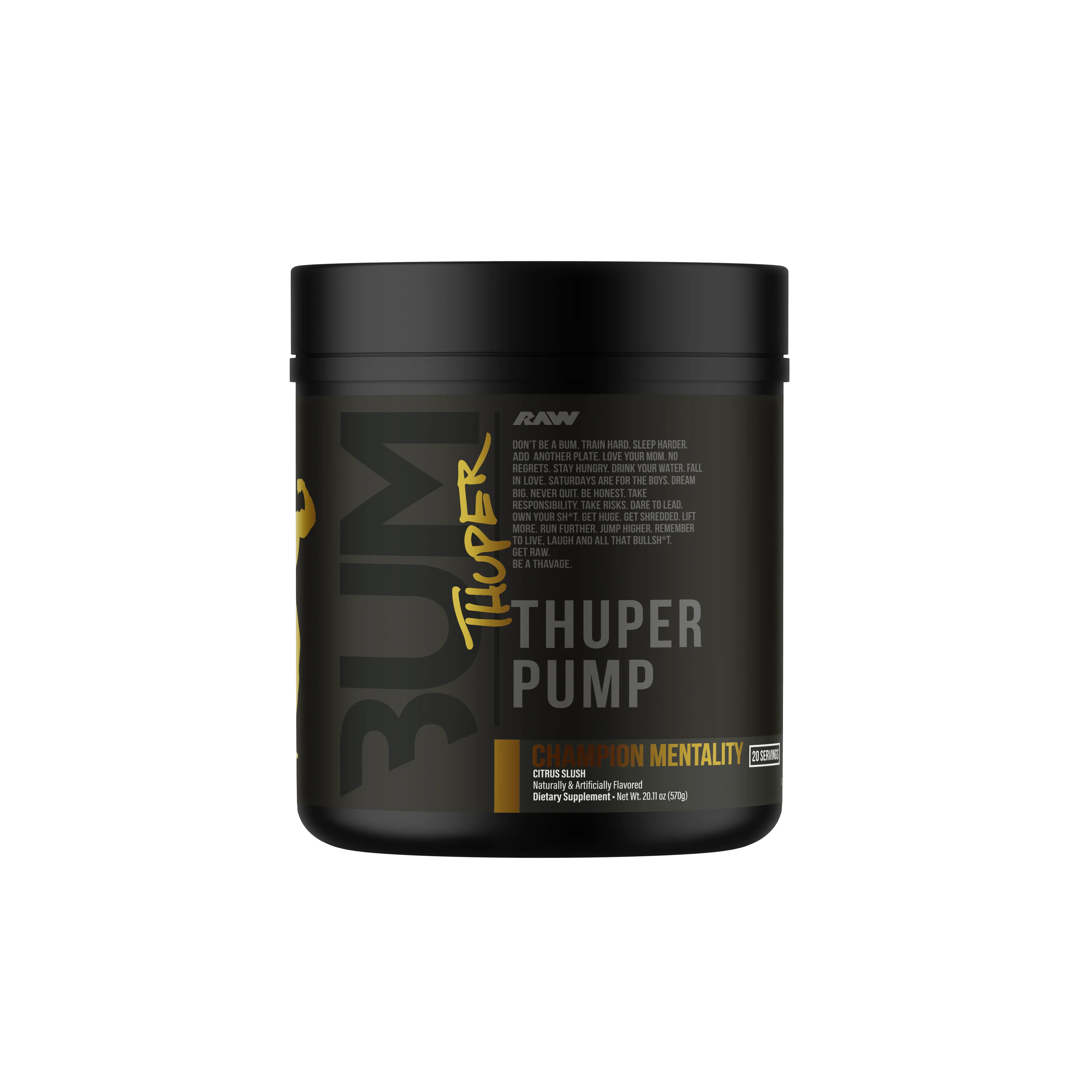 Raw nutrition Bum Thuper Pump 570 gr 20 porsiya