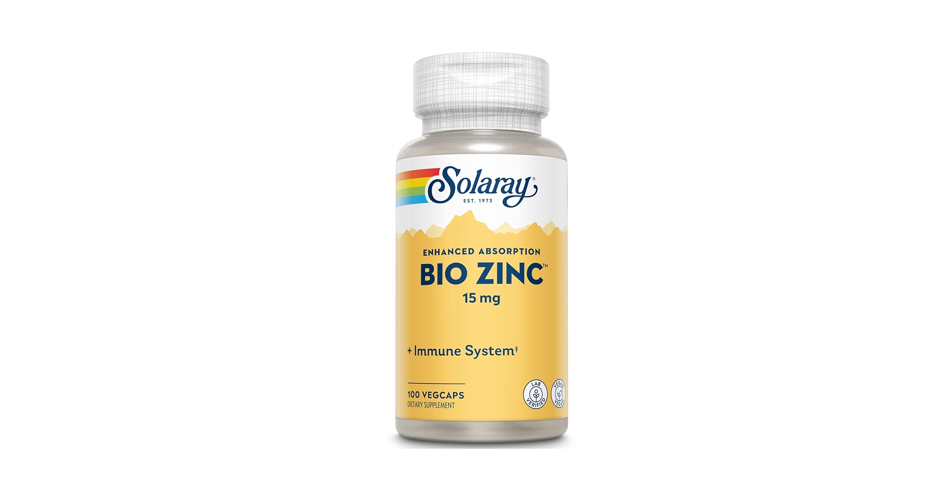 Solaray Bio Zinc 15 mg 100 veg-kapsula