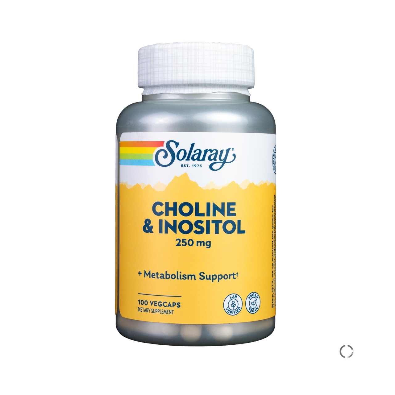 Solaray Choline & Inositol 250 mg (100 Vegkaps)