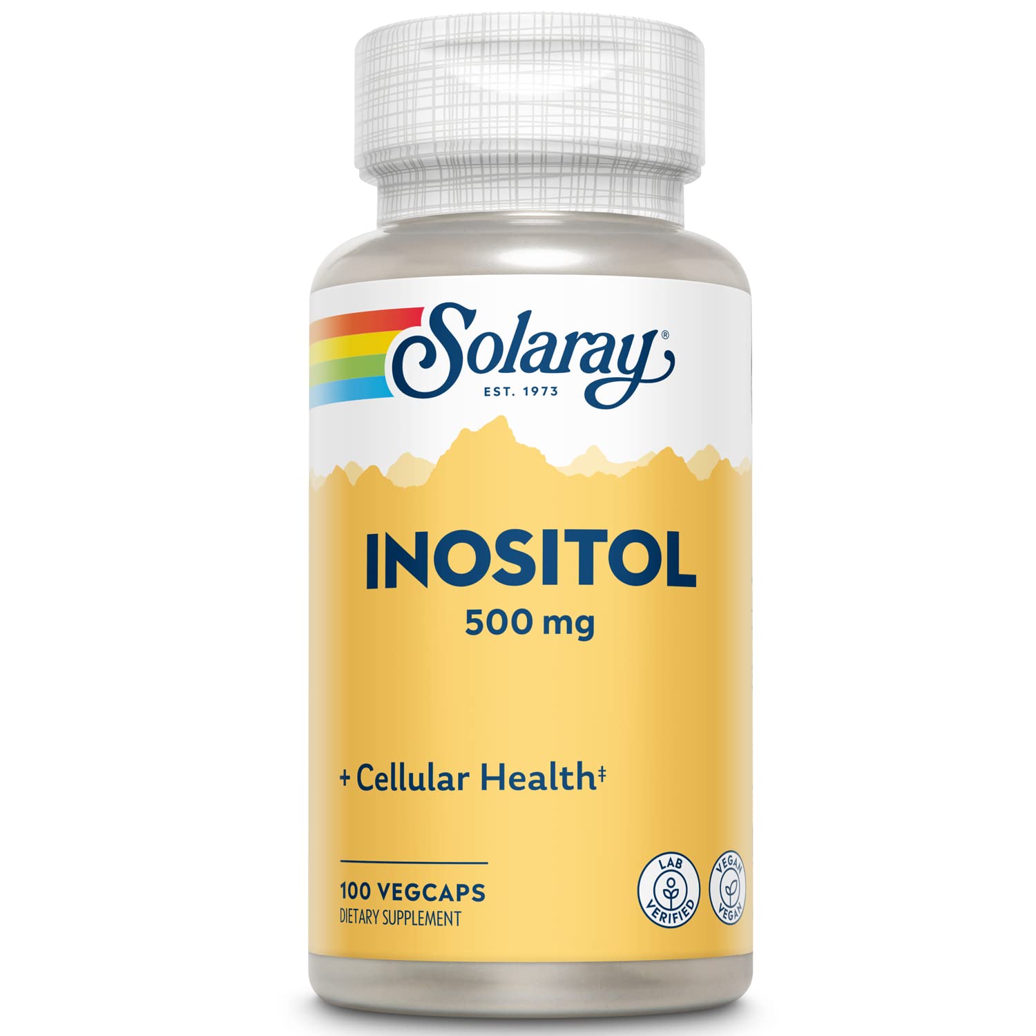 Solaray Inositol 500 mg | 100 Veg kapsula