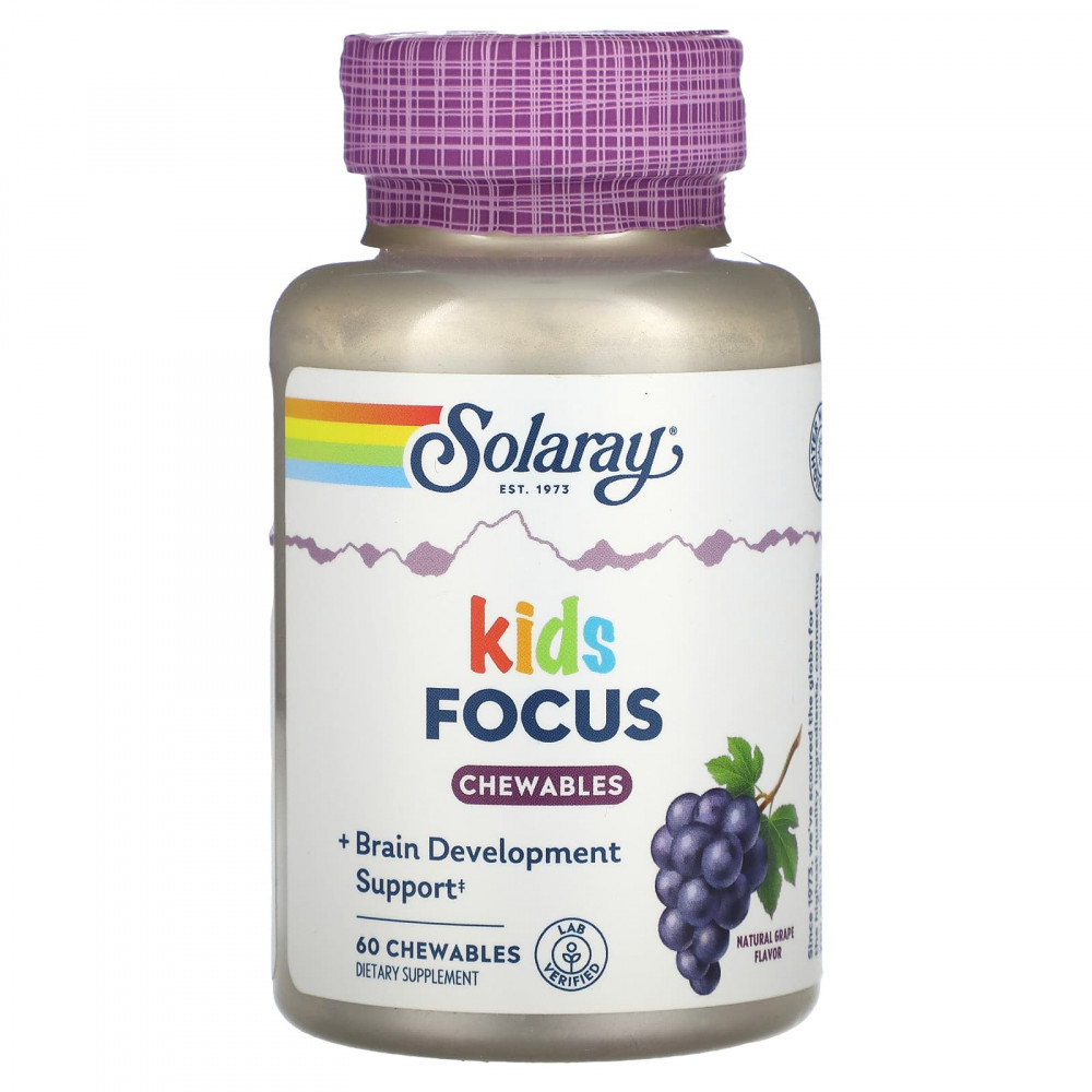 Solaray Kids Focus | 60 ta cheleybl chanayu