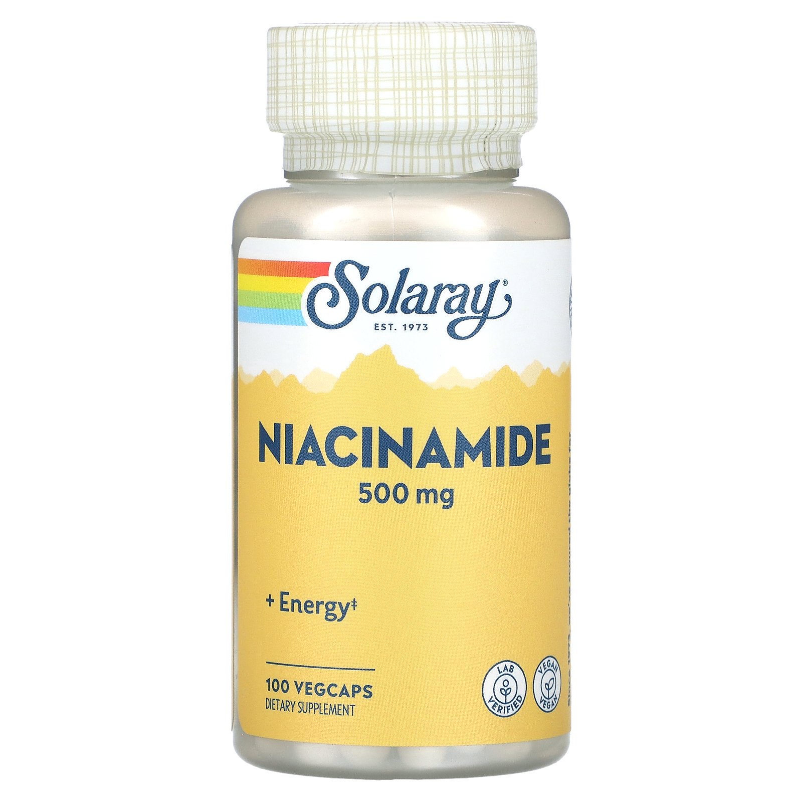 Solaray Niacinamide 500 mg | 100 kapsula