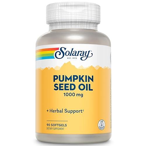 Solaray Pumpkin Seed Oil 1000mg | 90 sofgel