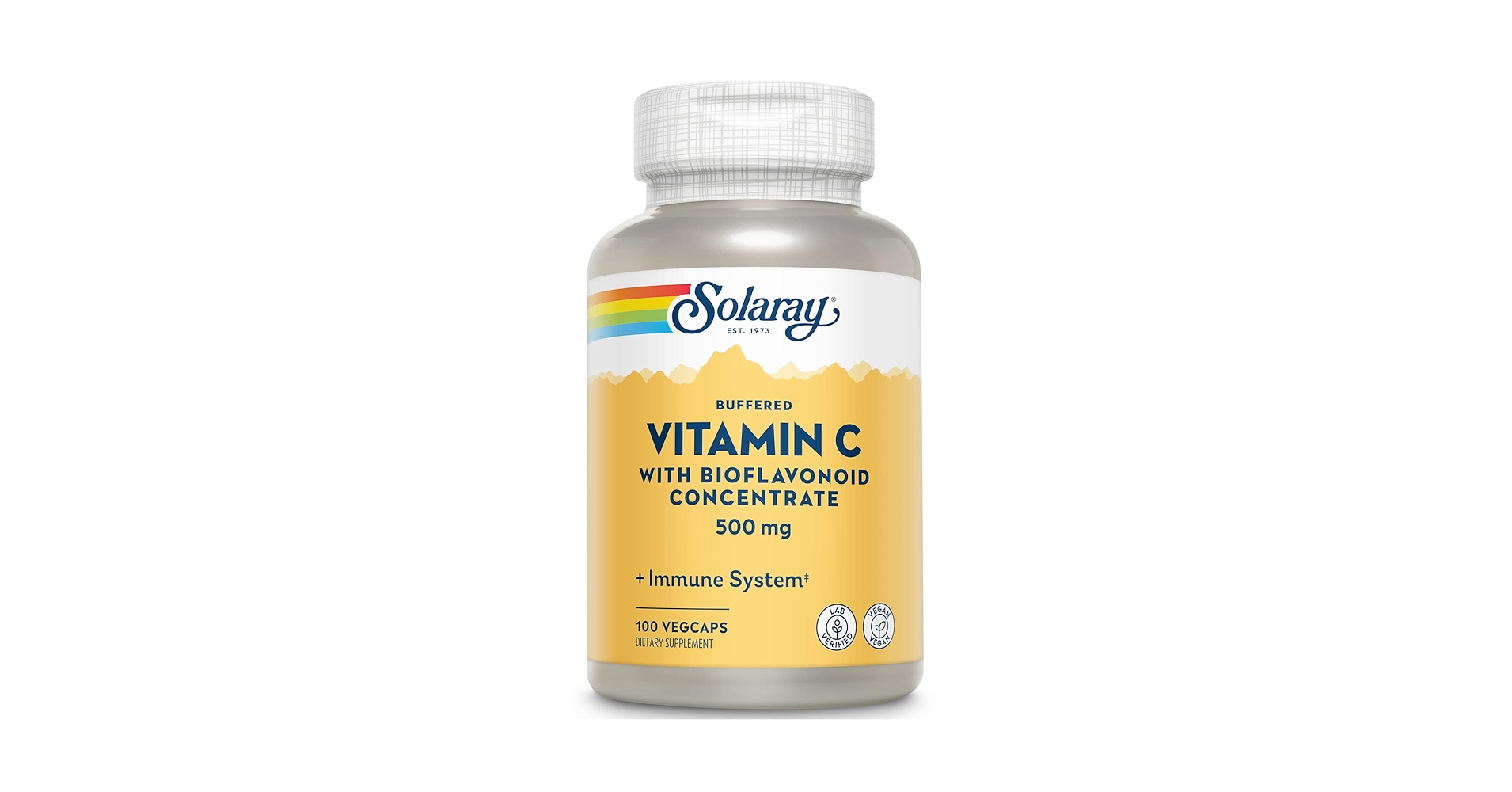 Solaray Vitamin C with Bioflavonoid Concentrate 500 mg 100 kapsula