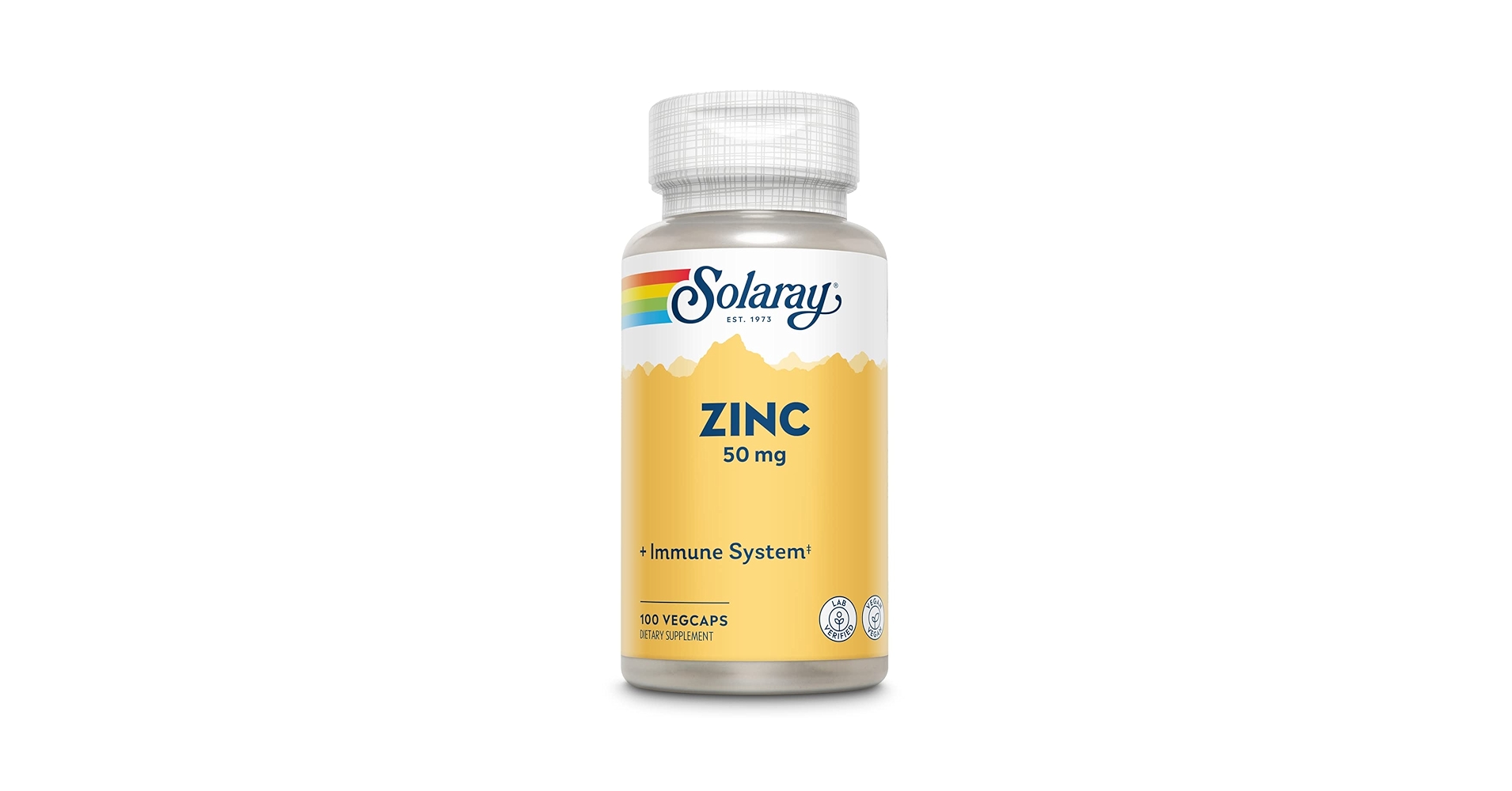 Solaray Zinc 50 mg | 100 VegCaps