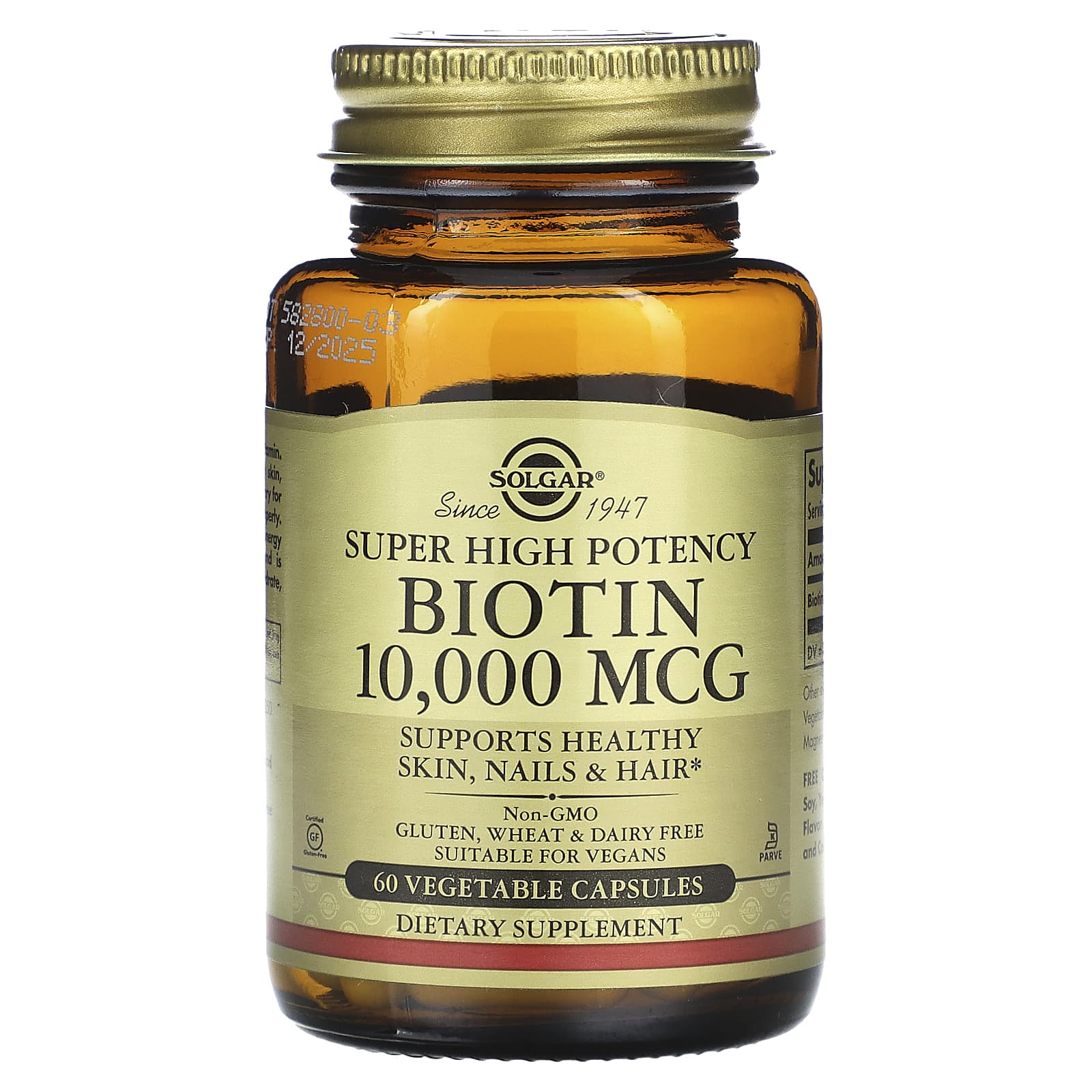 Solgar Biotin 10,000 mcg 60 kapsula
