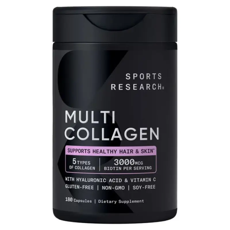 Sports Research Multi Collagen 180 Capsules