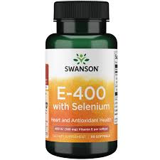 Swanson Vitamin E, 18 mg, 400 ME, 60 capsules