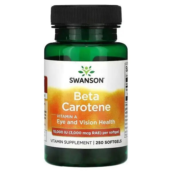 Swanson, Beta-Carotene, Vitamin A, 10,000iu, 100 capsula