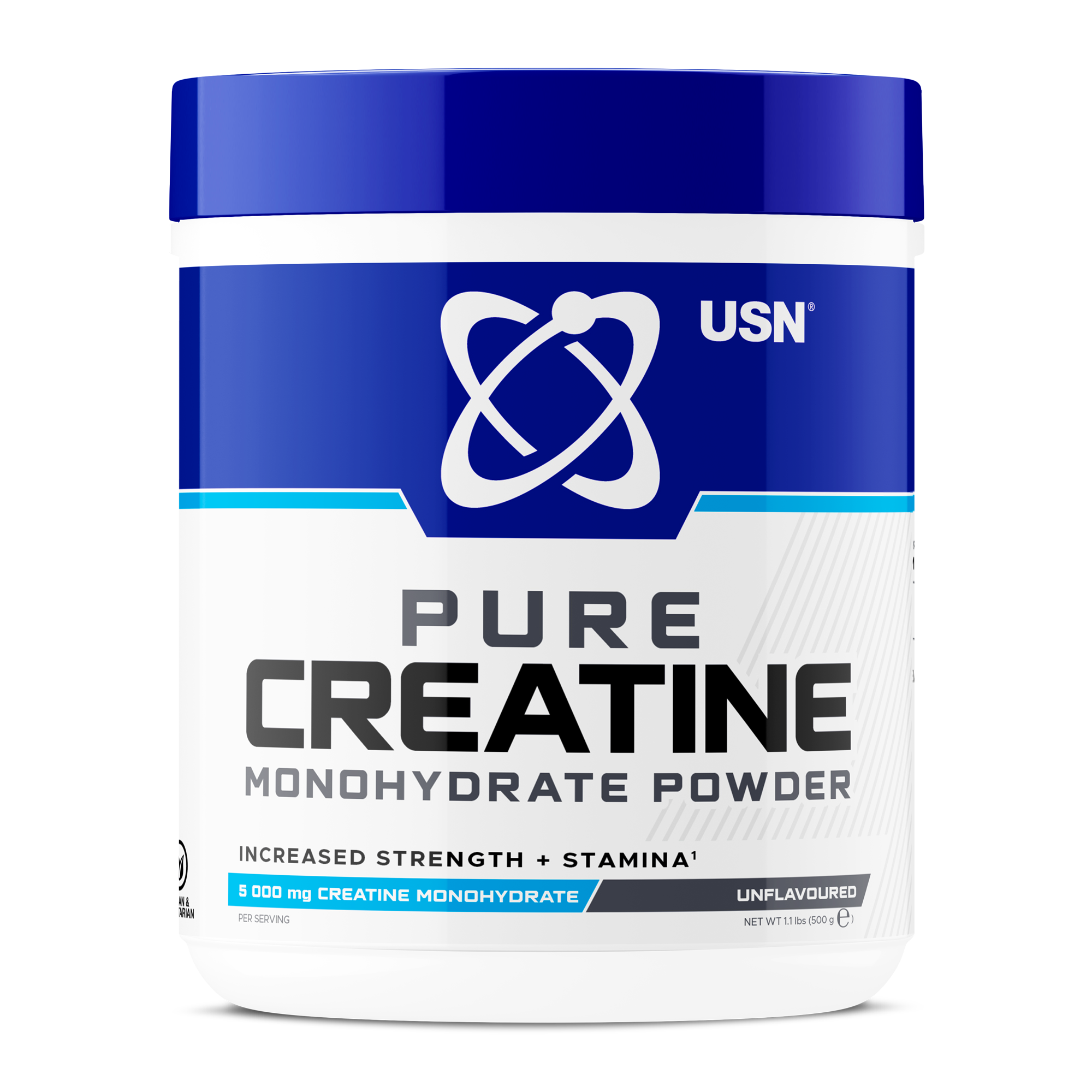 USN Pure Creatine 500 gr (100 porsiya)