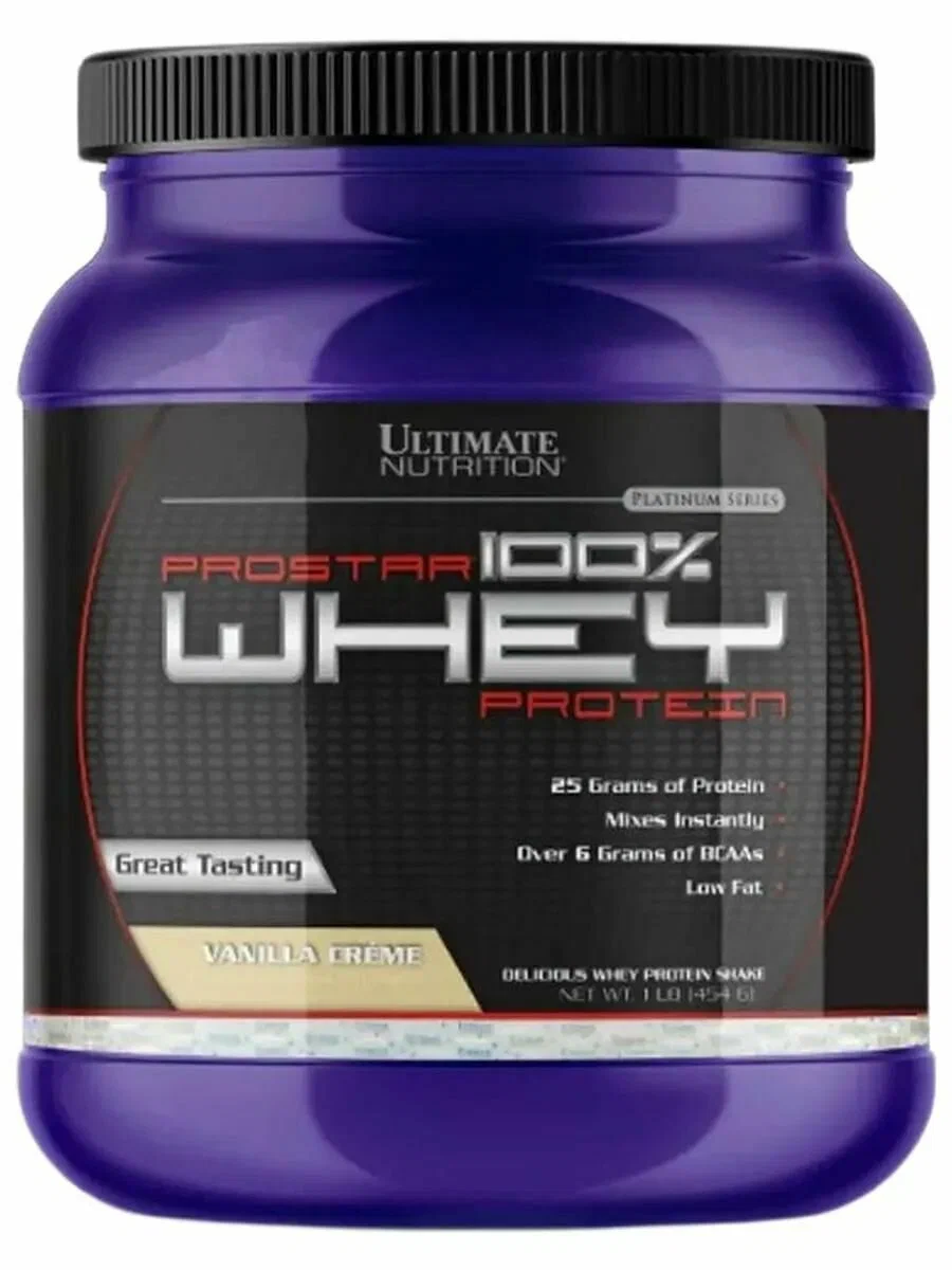 Ultimate Nutrition Prostar 100% Whey | 454 gr 15 porsiya