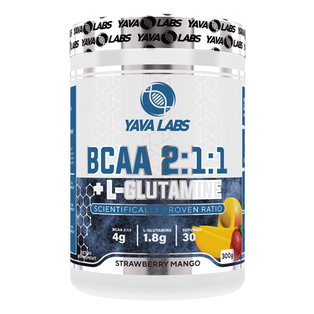 Yava Labs, Bcaa 2:1:1 +L-Glutamine 300g 30 servings